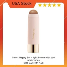 Rare Beauty by Selena Gomez Warm Wishes Effortles Cream Bronzer Stick, Happy Sol