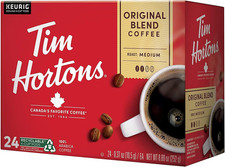 Tim Hortons Original Blend, Medium Roast Coffee, Single-Serve K-Cup Pods Compati