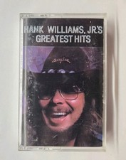 Hank Williams Jr. Greatest Hits Cassette Tape, 1993, Curb 