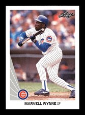 MARVELL WYNNE ⚾ 1990 Leaf Baseball #270 Chicago Cubs