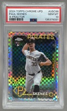 135379331 Paul Skenes 2024 Topps Chrome Update #USC88 X-Fractor Rookie RC PSA 10