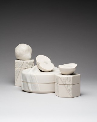 Rosenthal Antje Brüggemann-Breckwoldt  Stillleben  (Still Life) Lidded-Box Trio