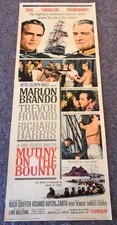 MUTINY ON THE BOUNTY 1962 Original insert movie poster 14
