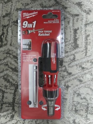 Milwaukee 9-in-1 Universal Spezialeinsätze Multi-Bit Schraubendreher 4932471598