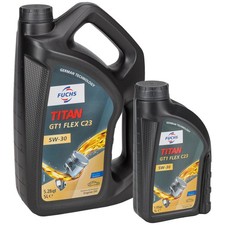 6L FUCHS TITAN GT1 FLEX C23 5W-30 Motoröl BMW LL04 MB 229.31/51/52 VW 505.00/01 6L FUCHS TITAN GT1 FLEX C23 5W-30 Motoröl BMW LL04 MB 229.31/51/52 VW 505.00/01