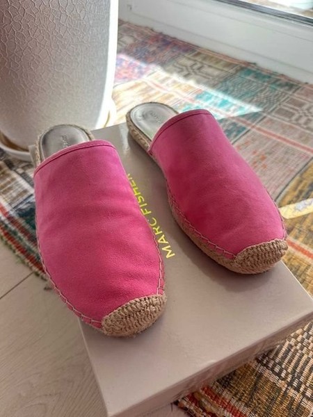 Women Marc Fisher Heels Pink Leather 38