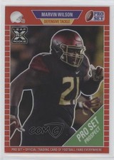 2021 Leaf Pro Set Metal Red Rainbow 88/100 Marvin Wilson #61 0b2