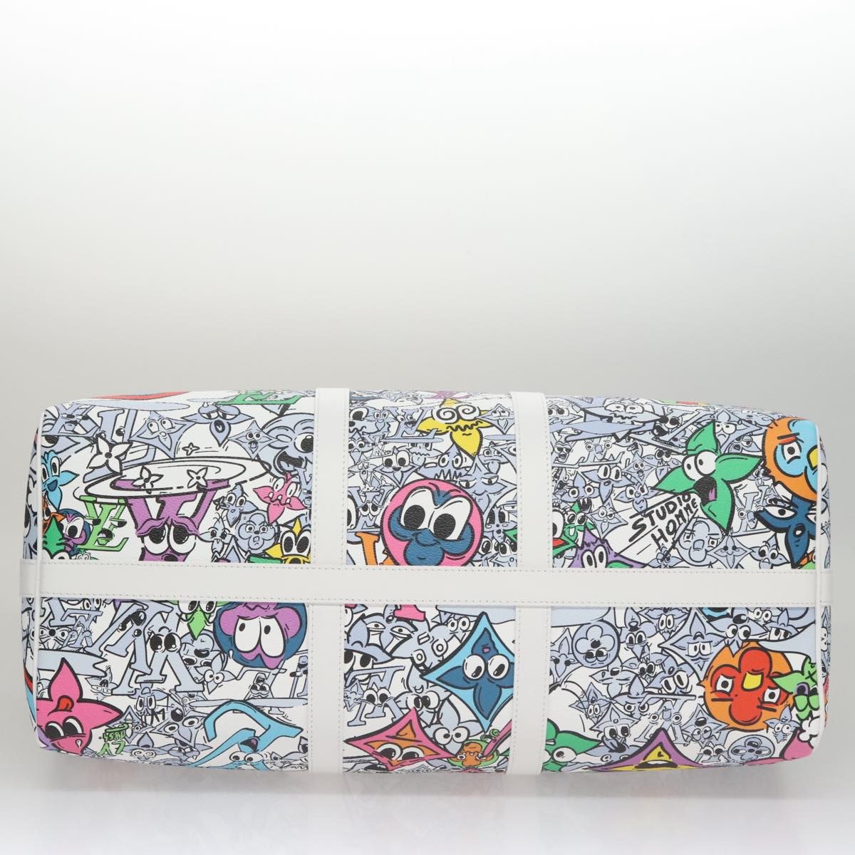 LOUIS VUITTON Monogram Comics Keepall Bandouliere 50 Bag M21863 LV Auth 95131SM image 5