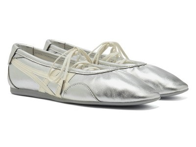 Onitsuka Tiger GYMNARINA 1182A754 020 SILVER/CREAM New in Box【Women's】