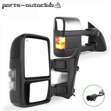 Lr Fits 99-07 Ford F250f350f450f550 Powerheatedsignal Side Tow Mirrors