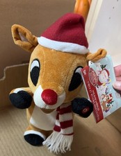 Rudolph the red Nosed singing Reindeer Gemmy NWT
