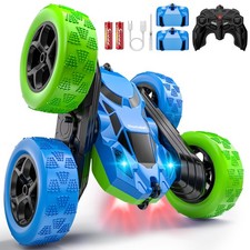 Hamdol Upgraded Rc Car For Kids 360 Rotating Double Sided Stunt Vehicle