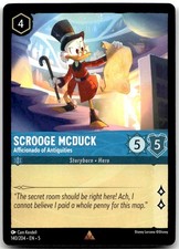 Lorcana Scrooge McDuck - Afficionado of Antiquities Shimmering Skies 5 140/204