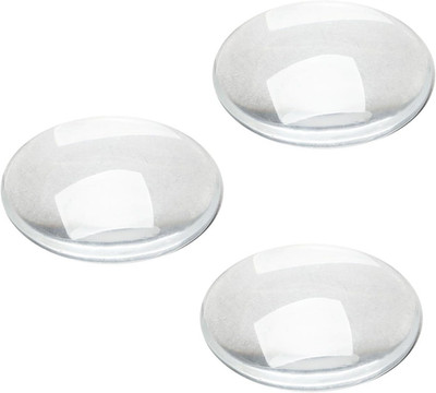 10Pcs Crystal Clear Runde Cabochon Flache Rückseite Glaskuppel für DIY Schmuckhe