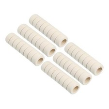 EVA Foam Door Handle Cover, 6 Pcs Anti-Collision Door Knob Spiral Covers White