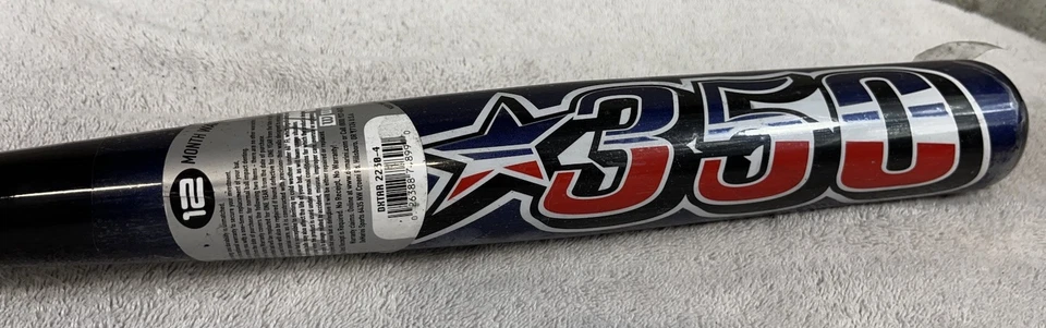 Vintage NWT Wilson Star350 Youth Baseball Bat ~ 30in 22oz (-8) ~ 2 ¼ Dia. - Image 3 of 4