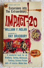 Impact-20 ~ William F. Nolan ~ Paperback Library 1966 ~ 1st Edition ~ Signed
