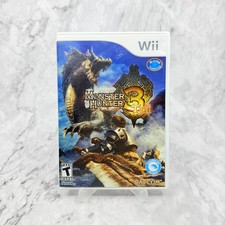 Monster Hunter 3 Tri (Nintendo Wii, 2010) CIB Complete Tested Works
