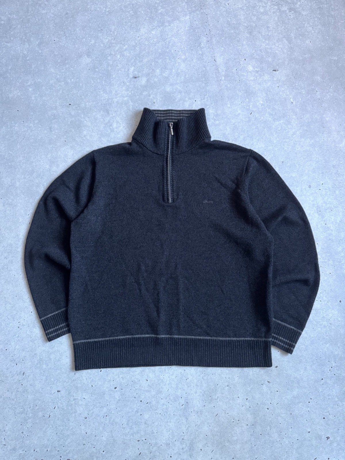 Brioni Cashmere Half Zip Sweater Men's size M