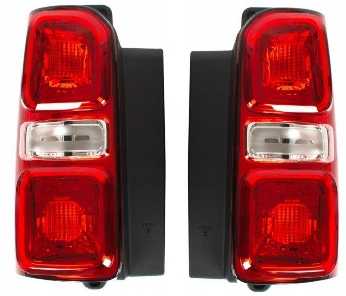 Feu arriere Citroen Spacetourer et Jumpy III blocs optiques haute visibilité rouge