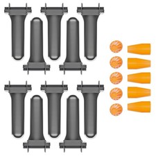 10 Pack Direct Bury Waterproof Wire Splice Kit, Wire Nut Electrical Connector...