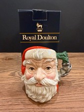 ROYAL DOULTON 'SANTA WITH BELL' SMALL CHARACTER JUG D6964 1996 LTD. TO 1,000