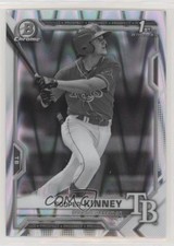 2021 Bowman Draft Chrome Black & White RayWave Refractor Cooper Kinney 4k8