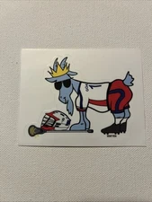 GOAT USA Lacrosse With Helmet Goat Sticker. Single Sticker. Brand New.