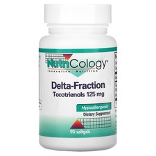 2 X Nutricology, Delta-Fraction Tocotrienols, 125 mg, 90 Softgels