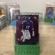 2024 Panini Totally Certified - Rookies Dallas Turner #117 Mirror Purple (RC)