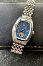 VINTAGE JACOT TANK SKELETON AUTOMATIC MEN WRISTWATCH-OVERSIZE-MINT