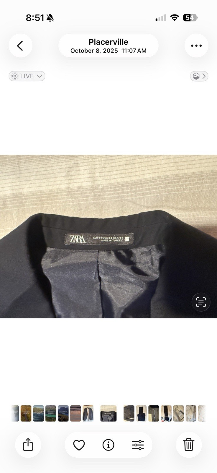 Zara Men’s Suit 34 Pants 30 With 2 Shirts image 2