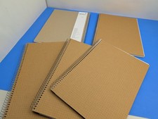Bundle of 5 Graph Paper Spiral Notebook Excercise Book Lined Extraordinary