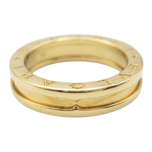 BVLGARI B-zero1 Ring 1 Band 18KYG Yellow Gold Used unisex US size 6.75 #54 - Picture 2 of 7
