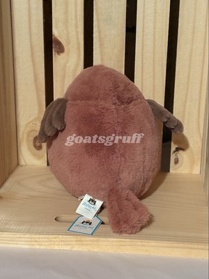 Brand New With Tag & Jellycat London Plum Robin - Christmas Plush
