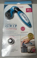 TrueCut My Comfort Cutter 28mm Rotary Cutter Ergonomic Comfort Grip NEW SEALED