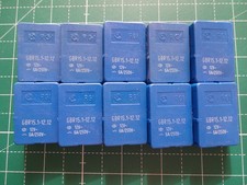 10 Stck. Vintage DDR Relais Typ GBR 15.1-12.12, 12 V, 2x UM, 250V AC/ 6A