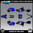 Graphics Kit for Yamaha YZ250F and YZ450F (2003-2005) Turbo - Blue Shift