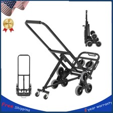 Folding Stair Climbing Hand Truck 330 lbs Heavy Duty All-Terrain Platform Cart
