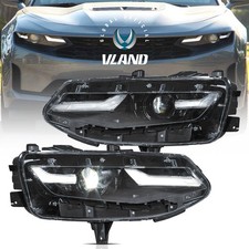 Pair Full Led Headlights For 2019-2024 Chevrolet Camaro Lt Ls Projector Assembly