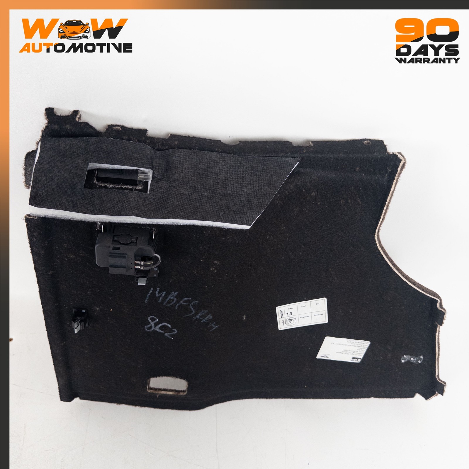 14-19 BENTLEY FLYING SPUR REAR RIGHT PASSENGER SIDE LUGGAGE COMPARTMENT TRIM OEM