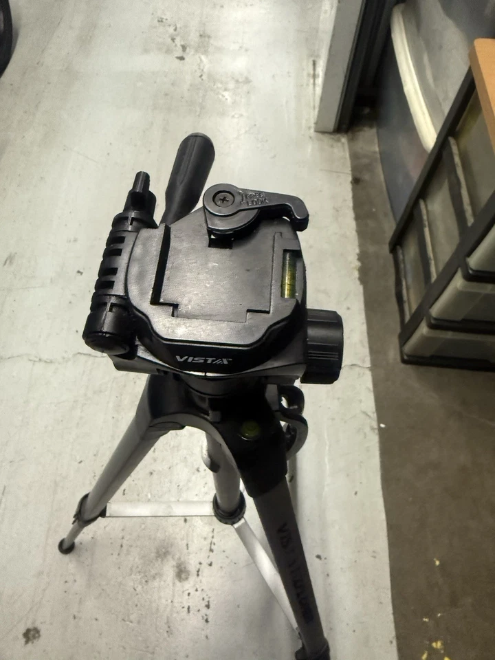 Soporte trípode para cámara Vista Explorer ligero profesional altura máxima 60" Foto 4 de 4