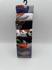 NEW Space Jam Looney Tunes Men's CREW SOCKS 6-Pair Size 8-12