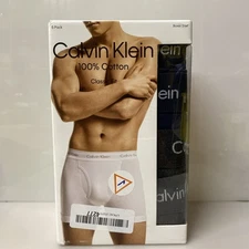 Calvin Klein Boxer Brief 100% Cotton Classic Fit 5 PACK Men's, Size S