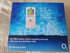 Brand New Nokia 7360  (Unlocked) Mobile Phone Pink Boxed Rare Limited Edition 
