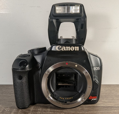 Canon EOS Rebel XSi 12.2MP Digital SLR Camera Body Only (No Charger) Tested