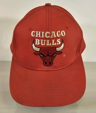 Chicago Bulls Red/ Black Two Tone VTG Drew Pearson SnapBack Hat