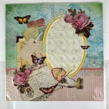 The Paper Studio Novella Butterfly 3D Ready-Made Paper 12"x12" Acid-Free