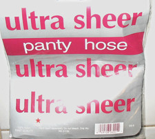 EACH QUEEN EXTRA WIDE - BEIGE ULTRA SHEER PANTYHOSE FITS 40"-56" HIP 160-240lbs