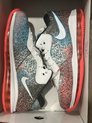 Nike LEBRON VIII V/2 Low Qs MIAMI NIGHTS Sz 11 Mens / 12.5 W